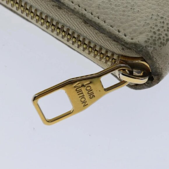 LOUIS VUITTON Monogram Empreinte Zippy Wallet Wallet Neige M60546 LV Auth 69792 - Picture 12 of 16